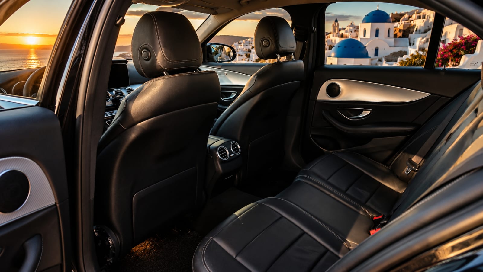 Elite chauffeur experience Santorini